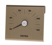 Термометр алюминиевый для сауны Rento, алюминий