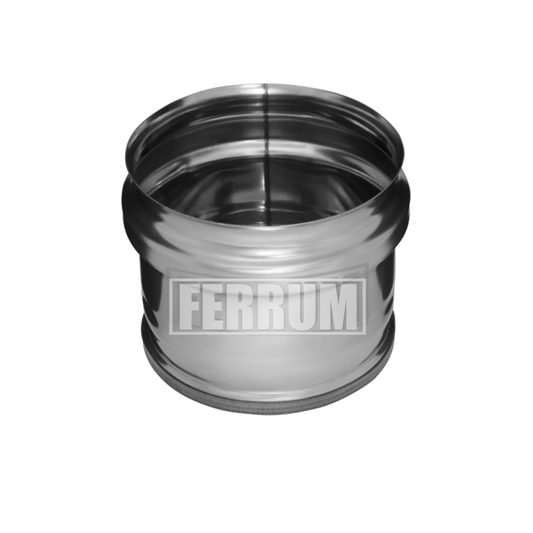 Заглушка внешняя д/трубы (430/0,5 мм) D 115 (нижняя) Ferrum