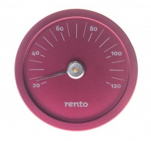 Термометр круглый для сауны Rento, алюминий