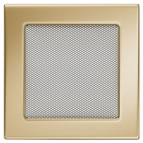 Вентиляционная решетка Kratki 17х17 (золото)