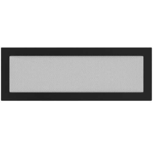 Вентиляционная решетка Kratki 17х49 (черная)